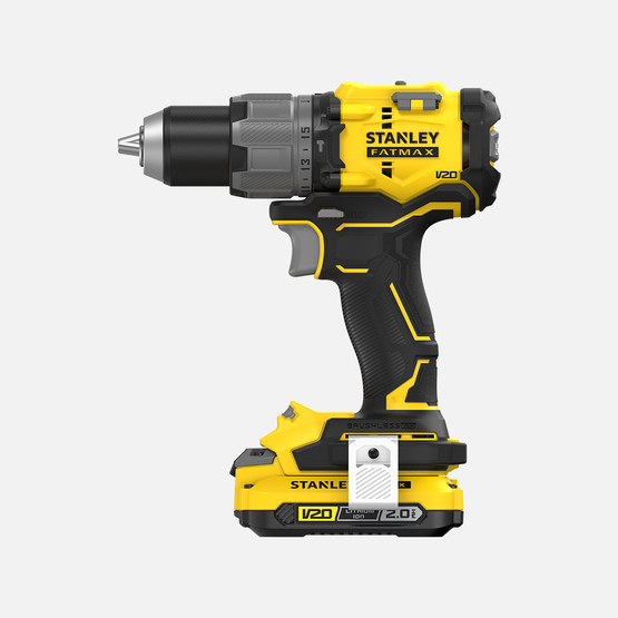 Stanley Sfmcd726D2K-Qw 2Ah Çift Akülü Fırçasız Darbeli Matkap 