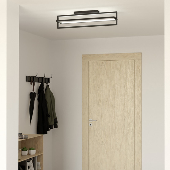 Eglo Siberia Led Avize Siyah