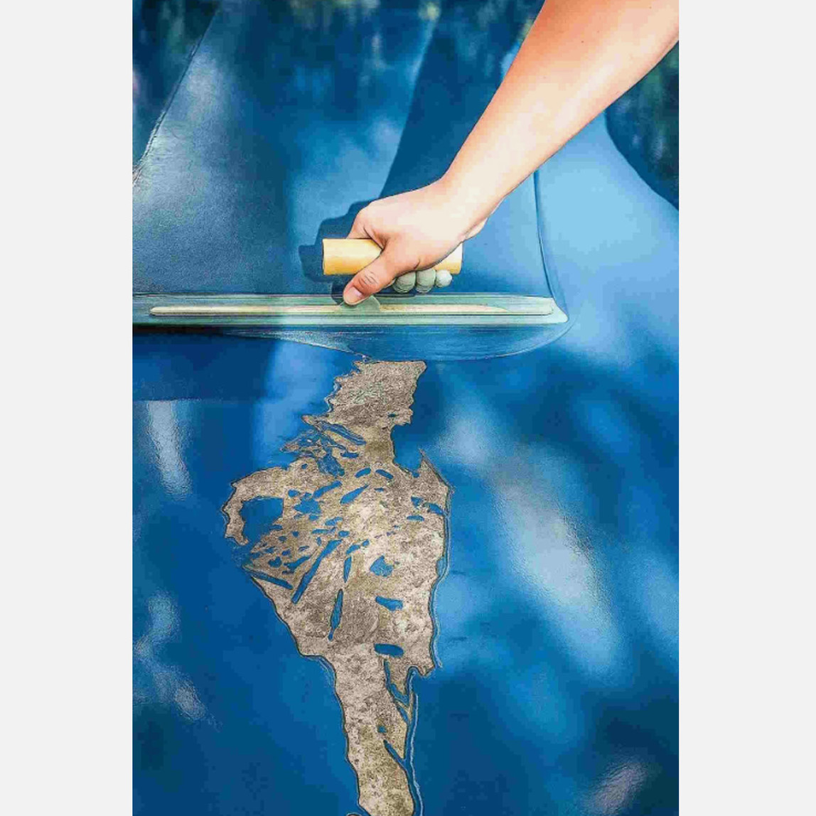    İsonem Jel Beton Çimento Esaslı Kendiliğinden Yayılan Renkli Jelbeton 20 kg Kraft Torba Mavi 