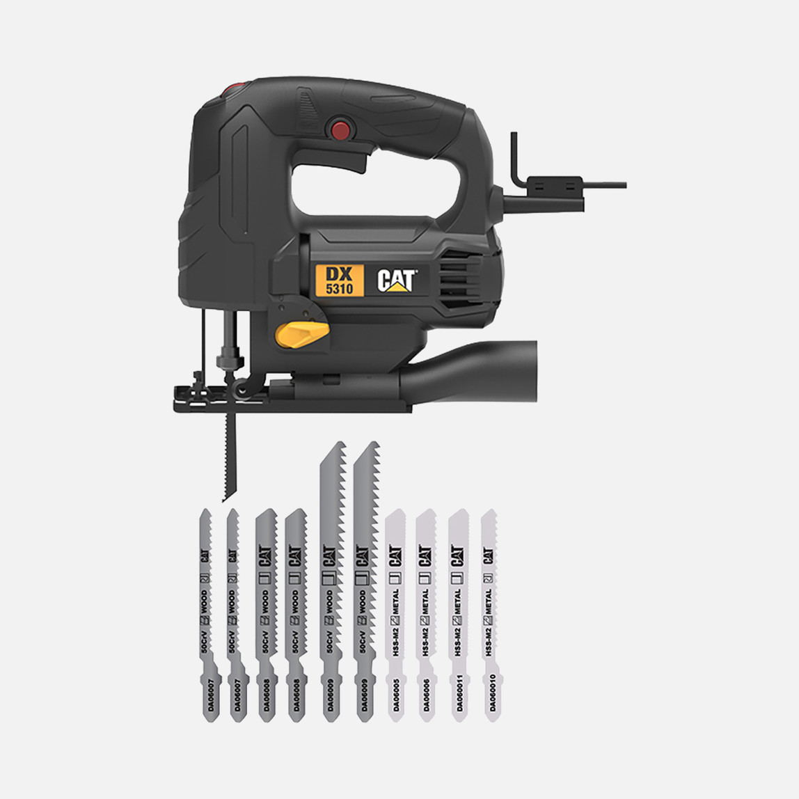    CAT DX5310 550Watt Profesyonel Devir Ayarlı Dekupaj Testere(10 Parça Testere Ucu Hediye!) 
