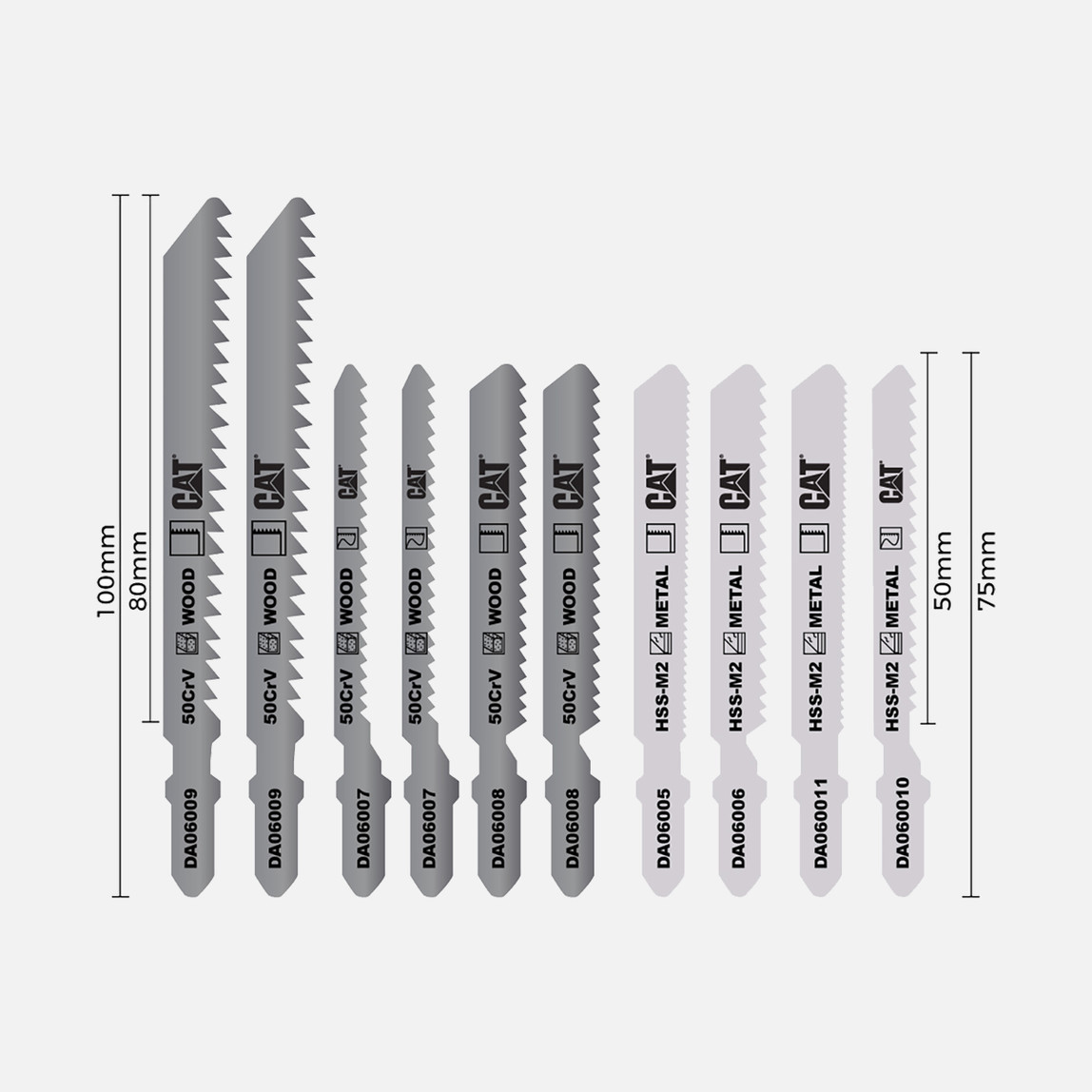    CAT DX5310 550Watt Profesyonel Devir Ayarlı Dekupaj Testere(10 Parça Testere Ucu Hediye!) 