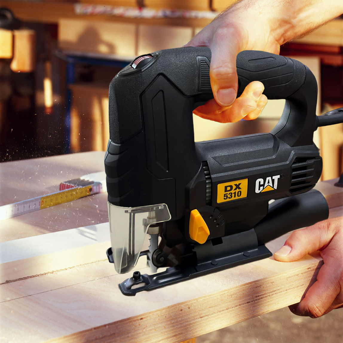    CAT DX5310 550Watt Profesyonel Devir Ayarlı Dekupaj Testere(10 Parça Testere Ucu Hediye!) 