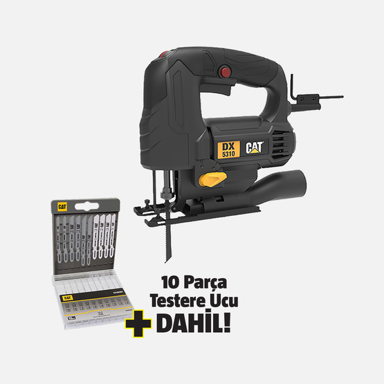 CAT DX5310 550Watt Profesyonel Devir Ayarlı Dekupaj Testere(10 Parça Testere Ucu Hediye!)