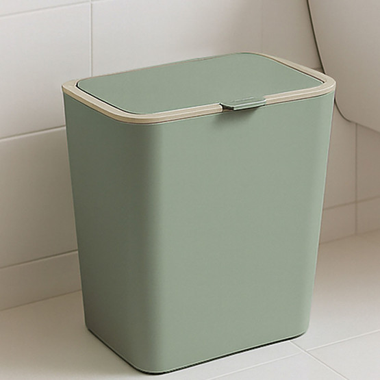 Flip Çöp Kovası Yeşil 6L