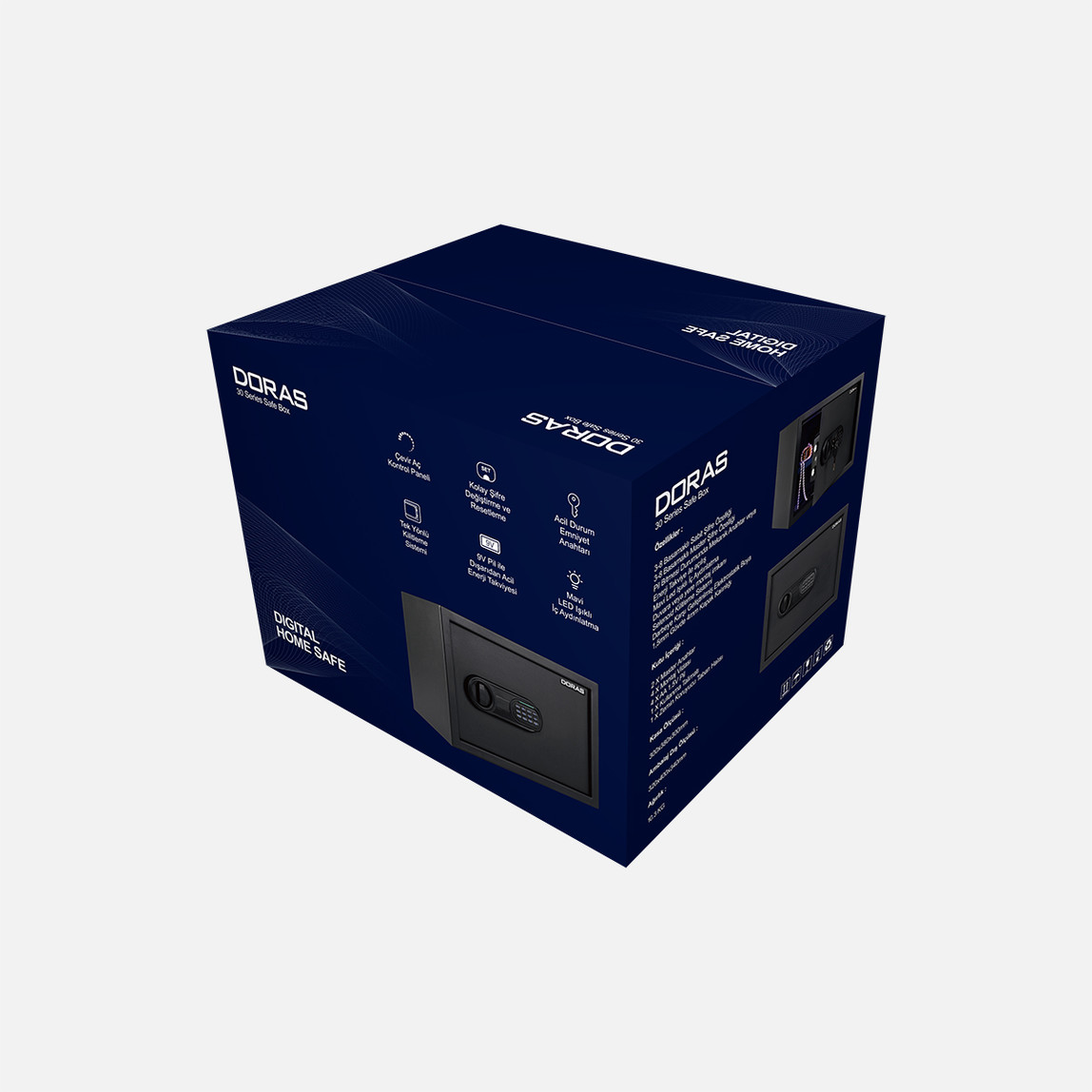    Doras 30S Serisi Ev ve Otel Tipi Şifreli Kasa 