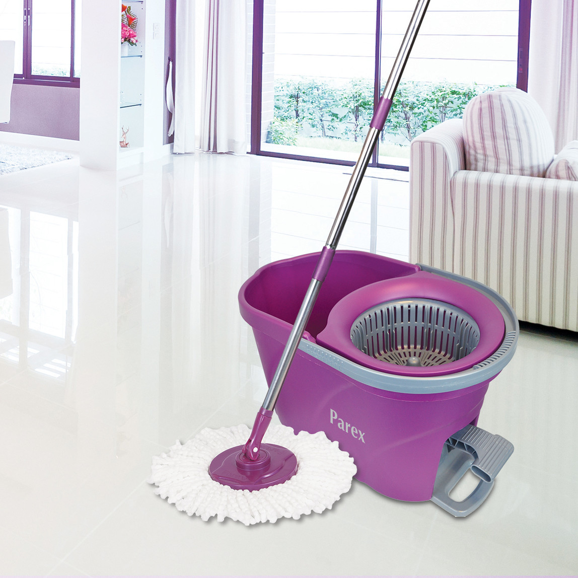    Parex Thunderbolt Pedallı Otomatik Mop Seti 