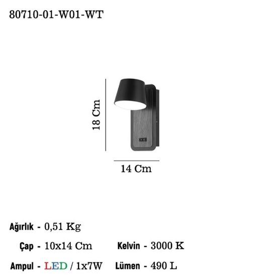 Lucea Poleto Tekli Aplik Siyah