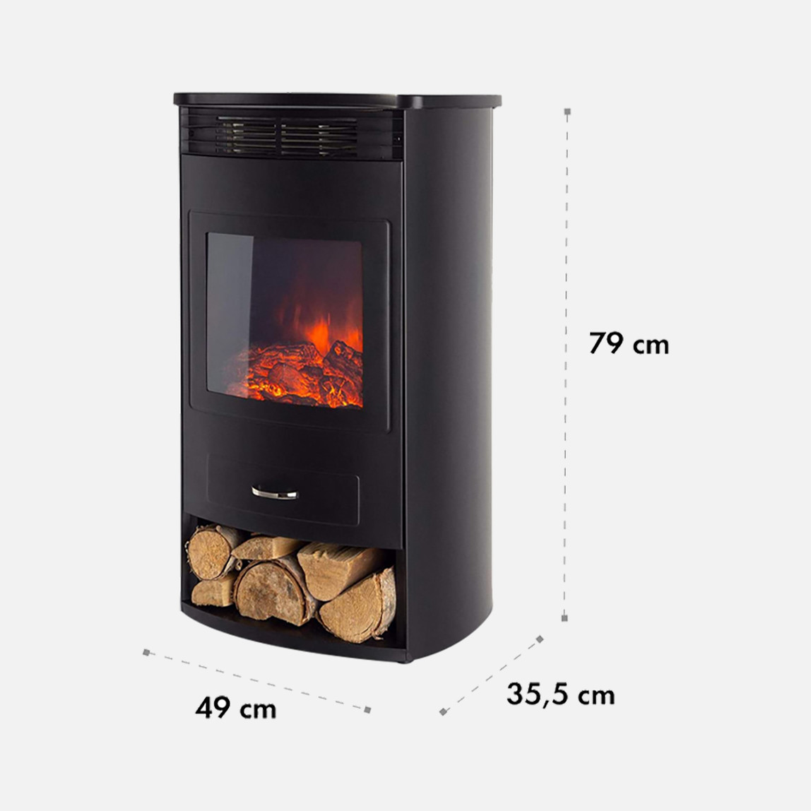    Dlc 1800W Madera Şömine Wifi EA2215HW 