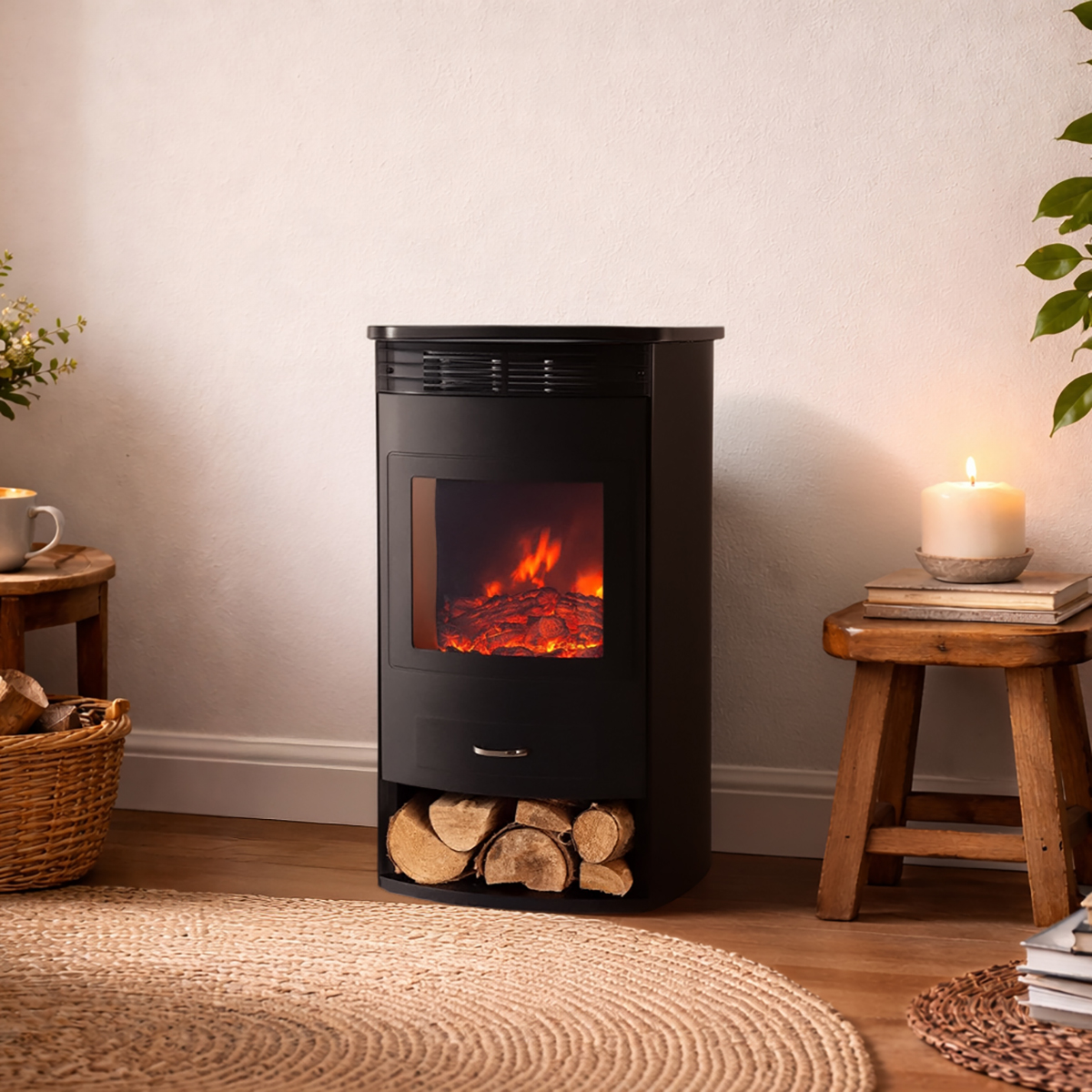 Dlc 1800W Madera Şömine Wifi EA2215HW - Bauhaus
