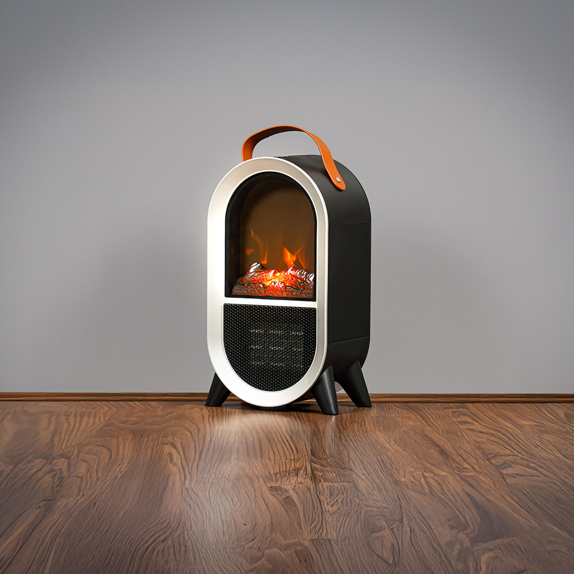    Dlc Flame Go Ayaklı Şömine 1500W 