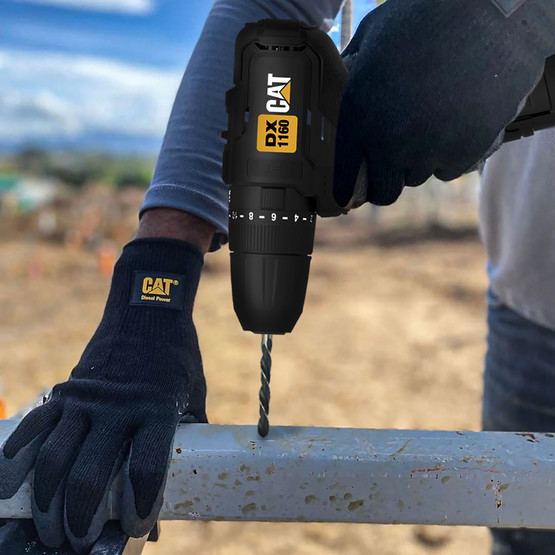 CAT DX1160 12Volt/2.0Ah Li-ion Çift Akülü Kömürsüz Profesyonel Şarjlı Darbeli Matkap