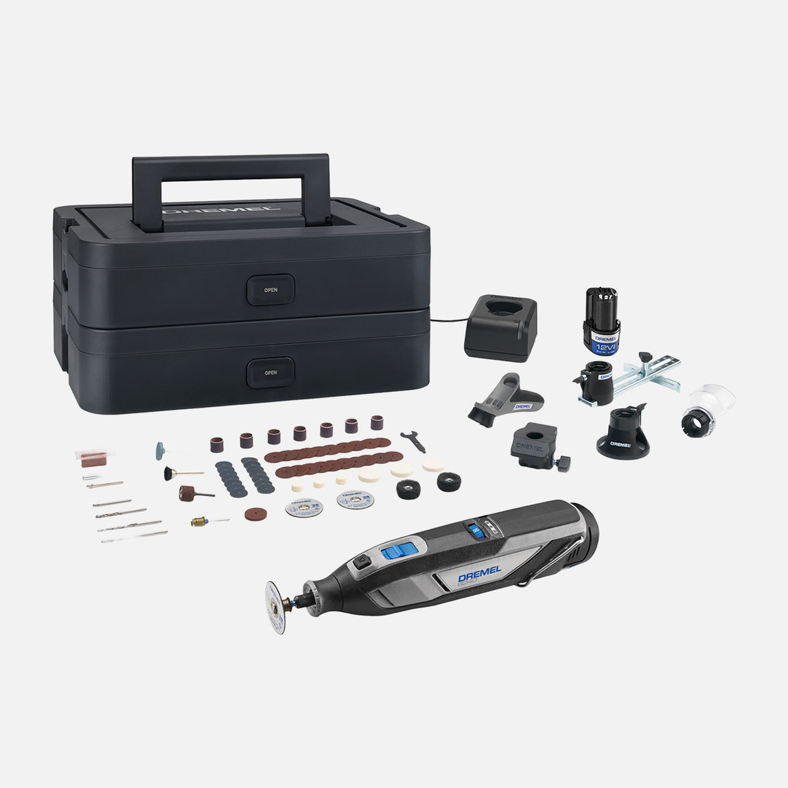    Dremel 8240 (8240-5/65) 12W 65 Parça Aksesuar El Motoru 