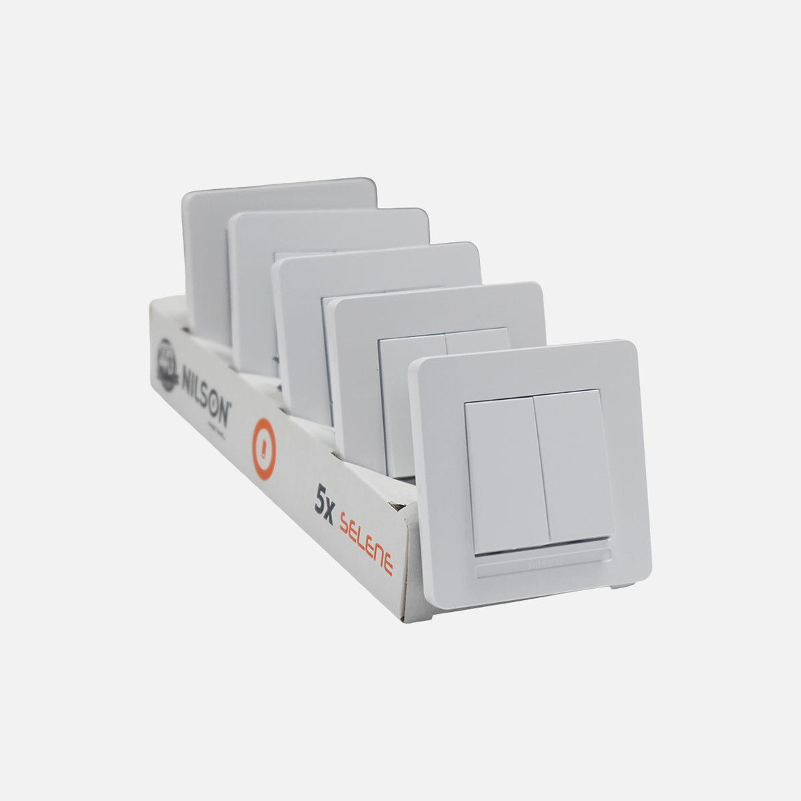    Selene Beyaz Komütatör 5 Adet 