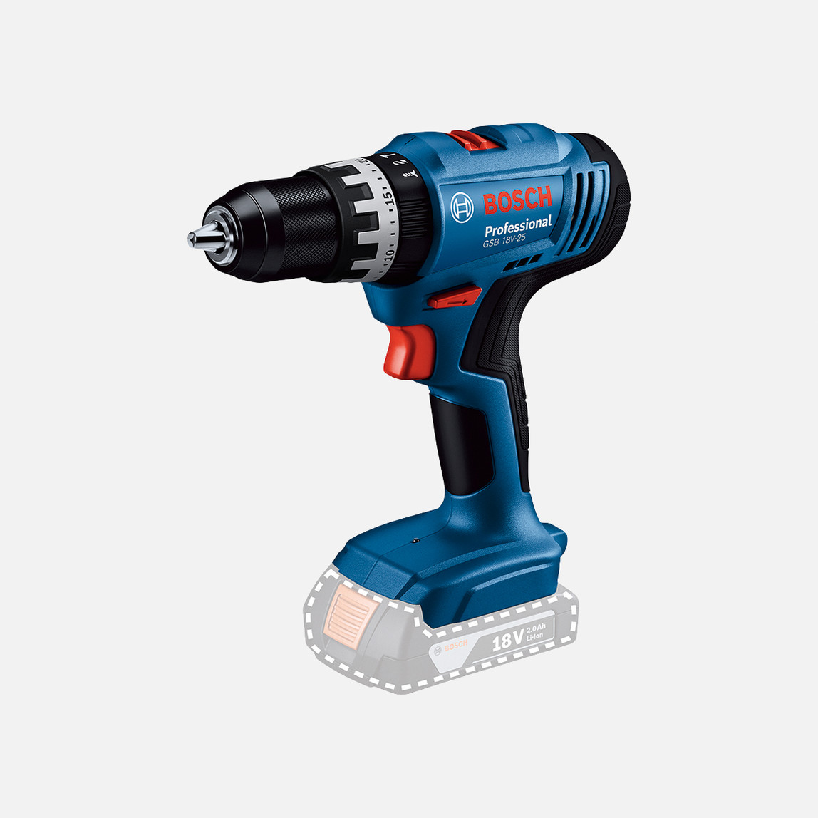    Bosch GSB 18V-25 GBH 18V-18 1x2 Ah. Profesyonel Makine Seti 