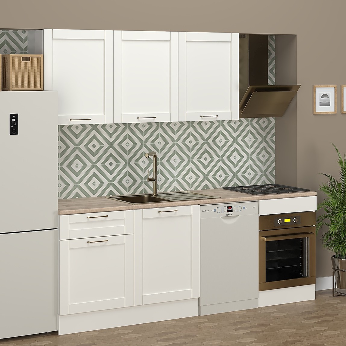    Fly Weiss Mutfak 240cm 