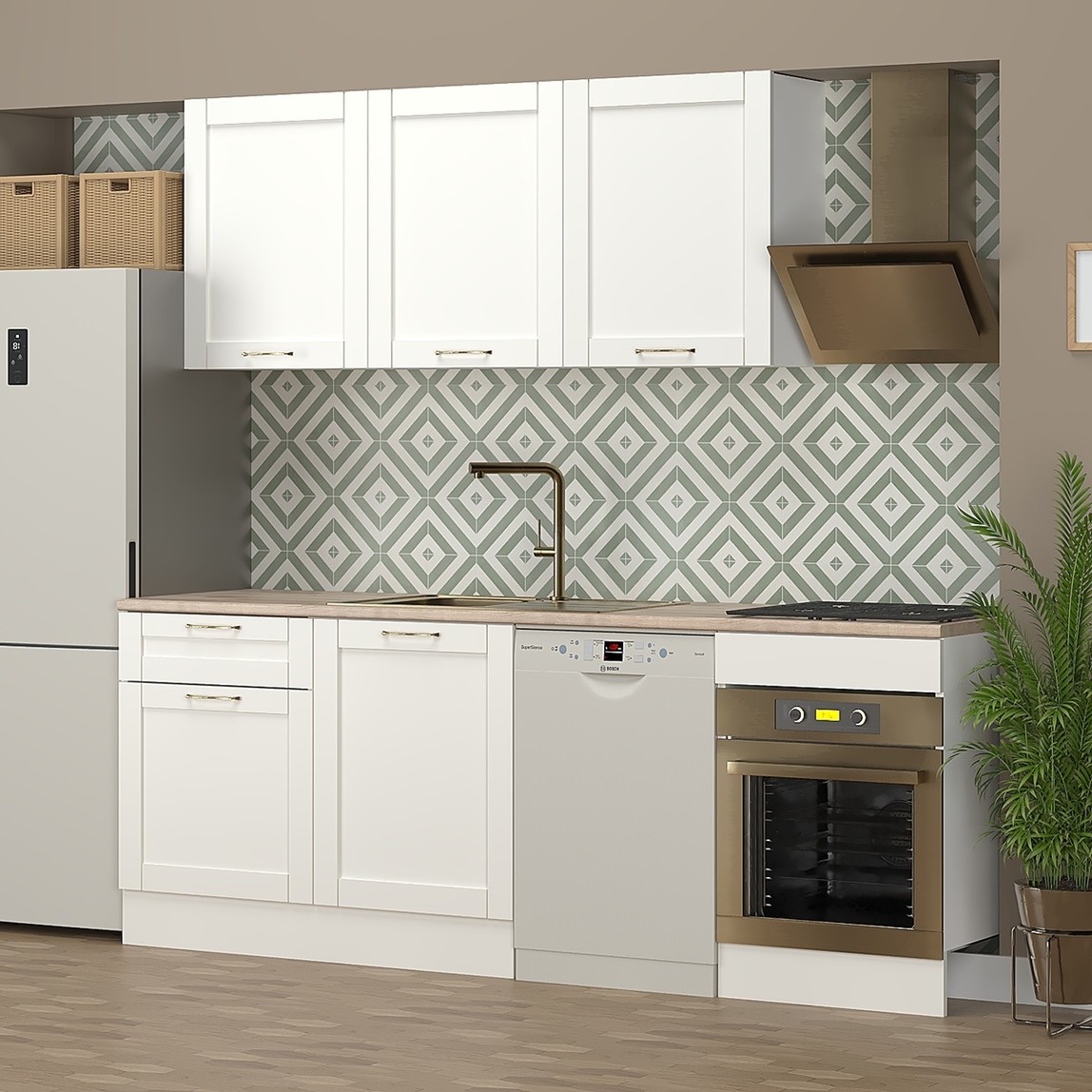    Fly Weiss Mutfak 240cm 