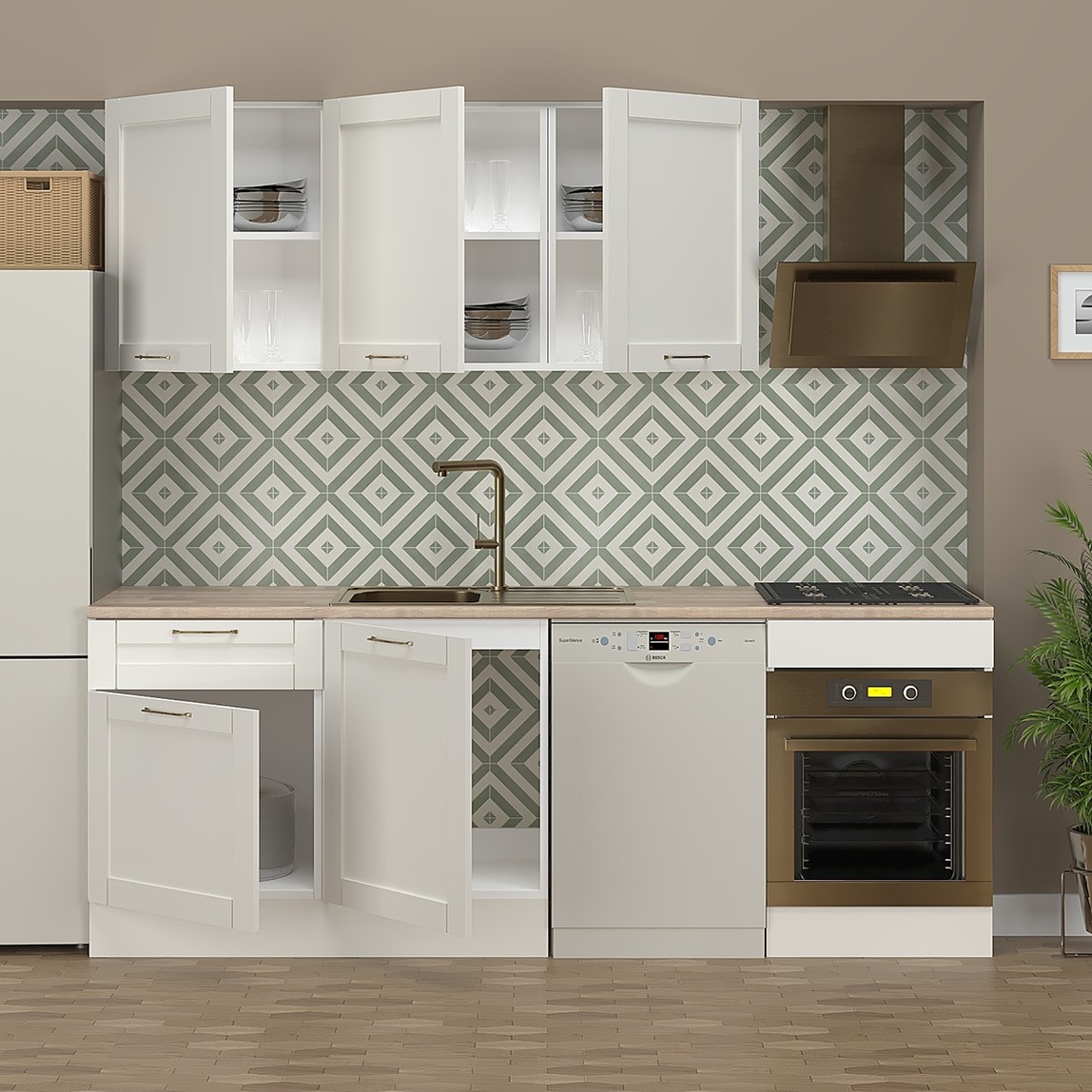    Fly Weiss Mutfak 240cm 