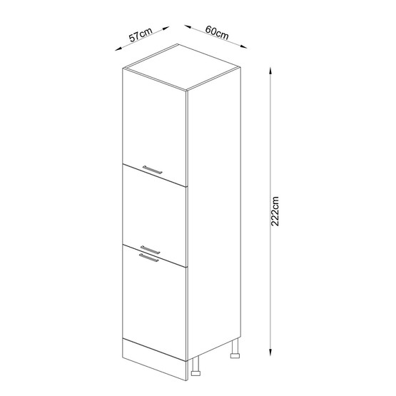 Fly Weiss Boy Dolabı 60cm