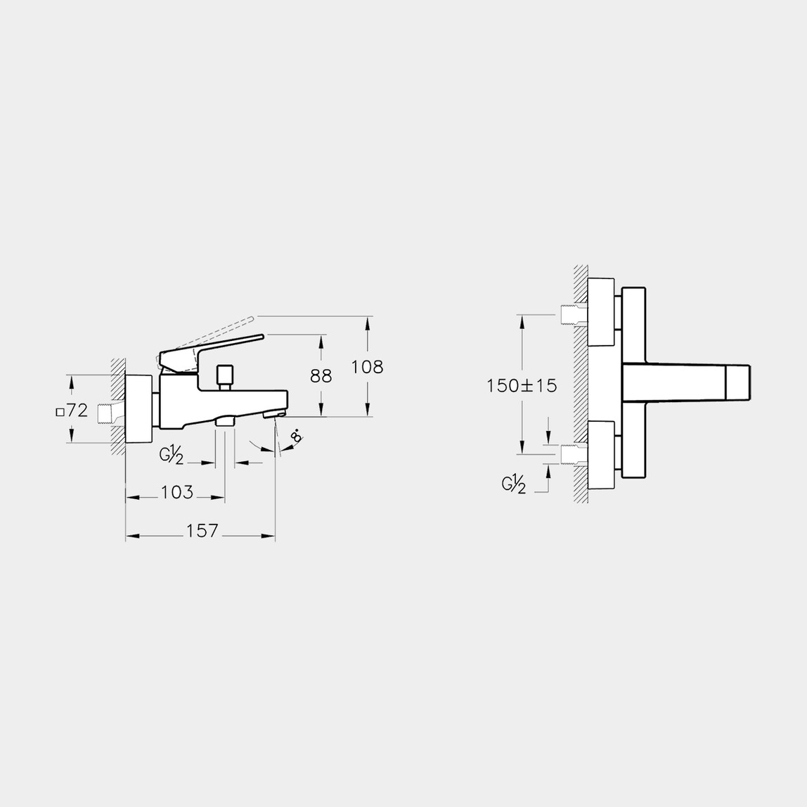   Artema Minimax Square Banyo Bataryası 