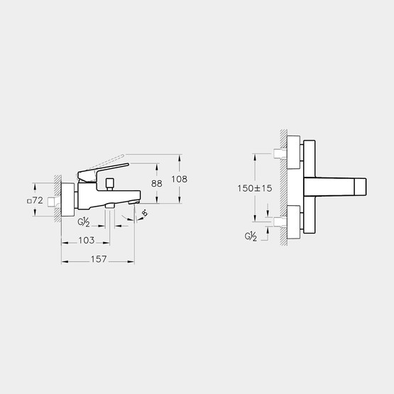 Artema Minimax Square Banyo Bataryası