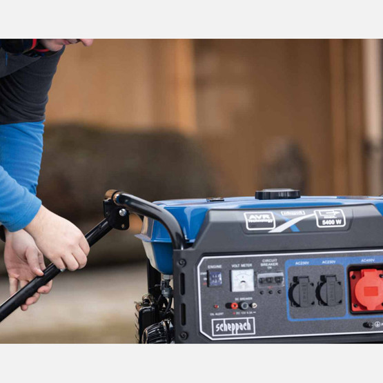 Scheppach SG7100x 5,5kw Benzinli Trifaze Jeneratör