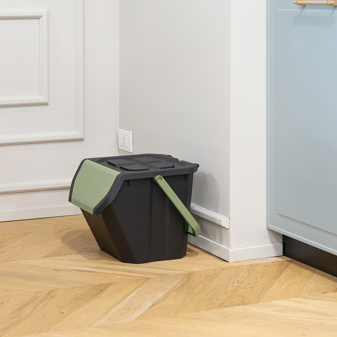    Frida Çok Amaçlı Saklama Kutusu Yeşil 24 L 