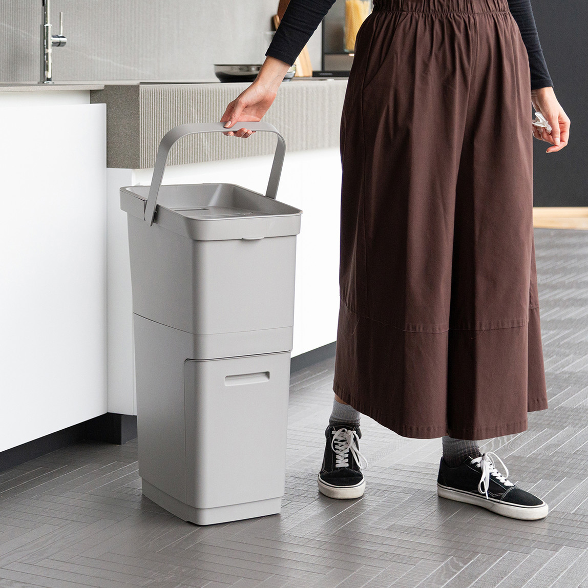    Stoccolma Towerbin 2 Bölmeli Modüler Çöp Kovası 