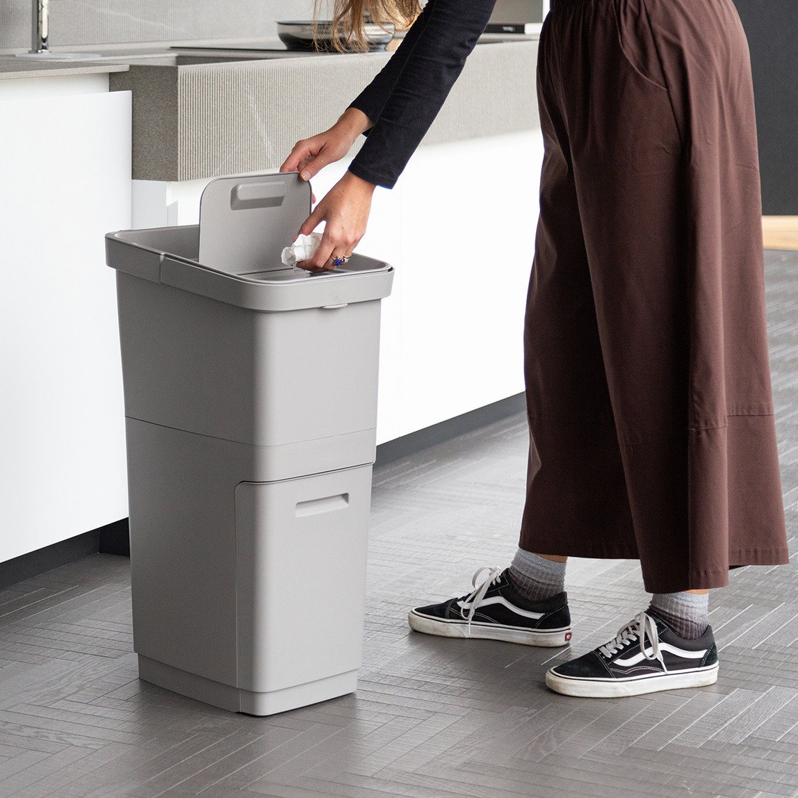    Stoccolma Towerbin 2 Bölmeli Modüler Çöp Kovası 