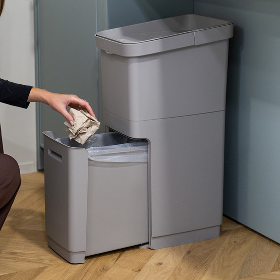 Stoccolma Towerbin 2 Bölmeli Modüler Çöp Kovası