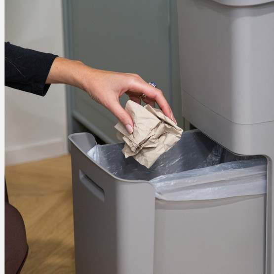 Stoccolma Towerbin 2 Bölmeli Modüler Çöp Kovası