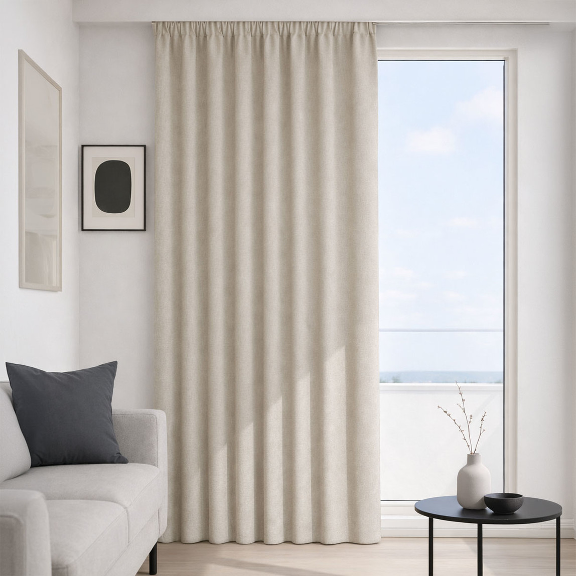   Premier Home İbiza Fon Perde Bej 