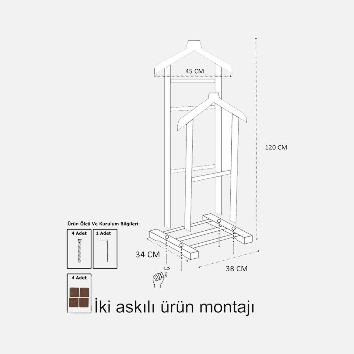    Melada Eldoctb Çift Tepeli Dilsiz Uşak Lake Beyaz 