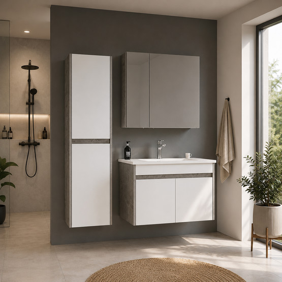 Vera 80cm Banyo Dolabı
