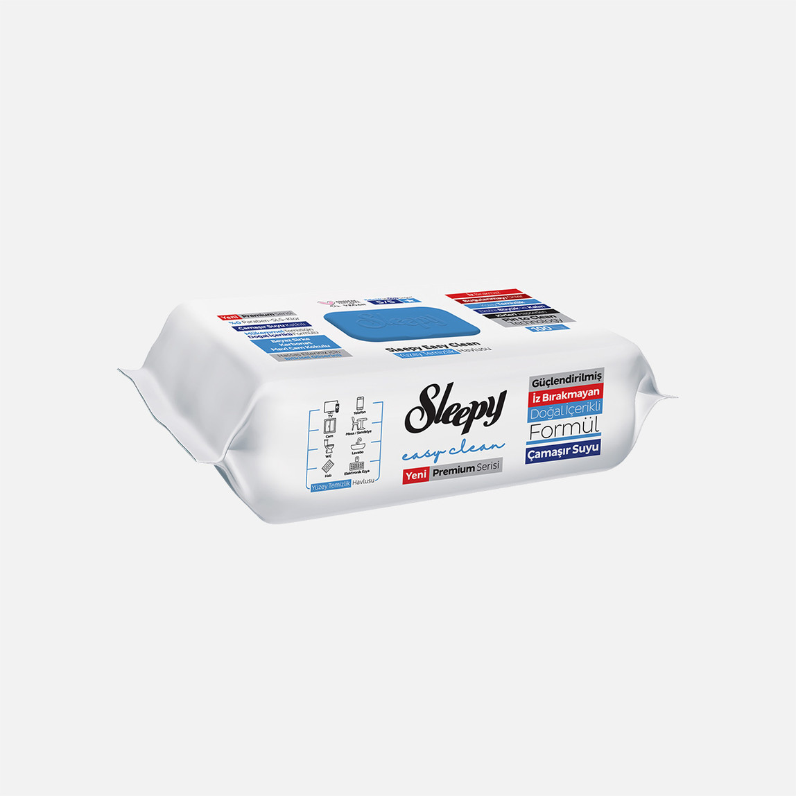    Sleepy Easy Clean Yüzey Temizlik Havlusu Çamaşır Suyu 