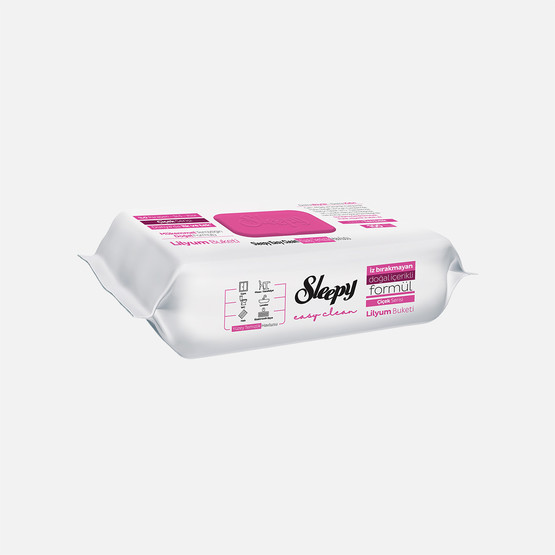Sleepy Easy Clean Yüzey Temizlik Havlusu Lilyum Buketi