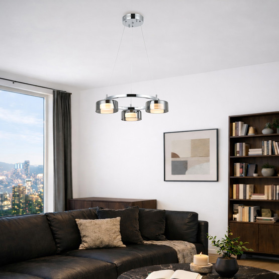 Lucea Primo 3'Lü Ledli Avize 24W 3000K