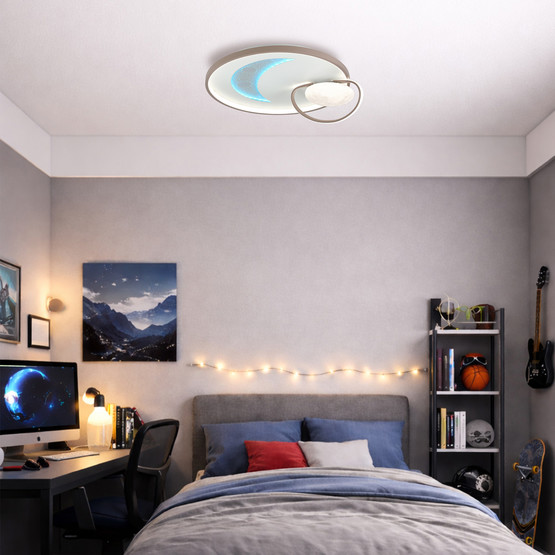 Lucea Benci 01 Ledli Beyaz RGB Plafonter 68W