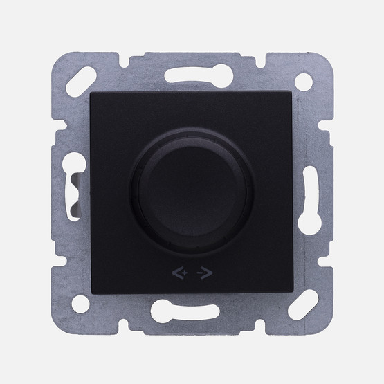 Viko Novella Trenda Siyah Pro Dimmer RC 400W Mekanizma+Düğme+Kapak
