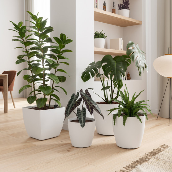 Artevasi San Remo Saksı Açık Gri 14,5 Lt