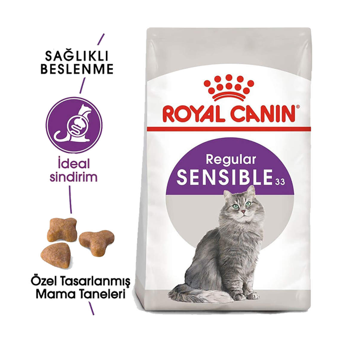    Royal Canin Sensible 33 Kuru Kedi Maması 400 Gr  