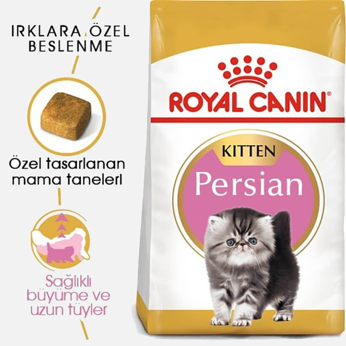    Royal Canin Feline Kitten Persian Kuru Kedi Maması 2 Kg 
 