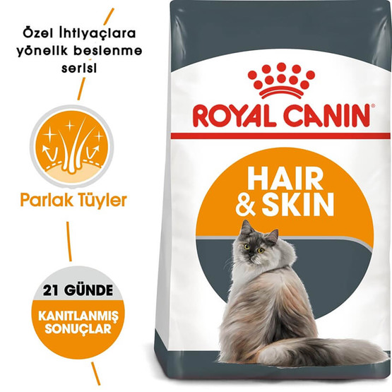 Royal Canin Hair Skin Hassas Tüylü Kediler İçin Mama 4 Kg 
