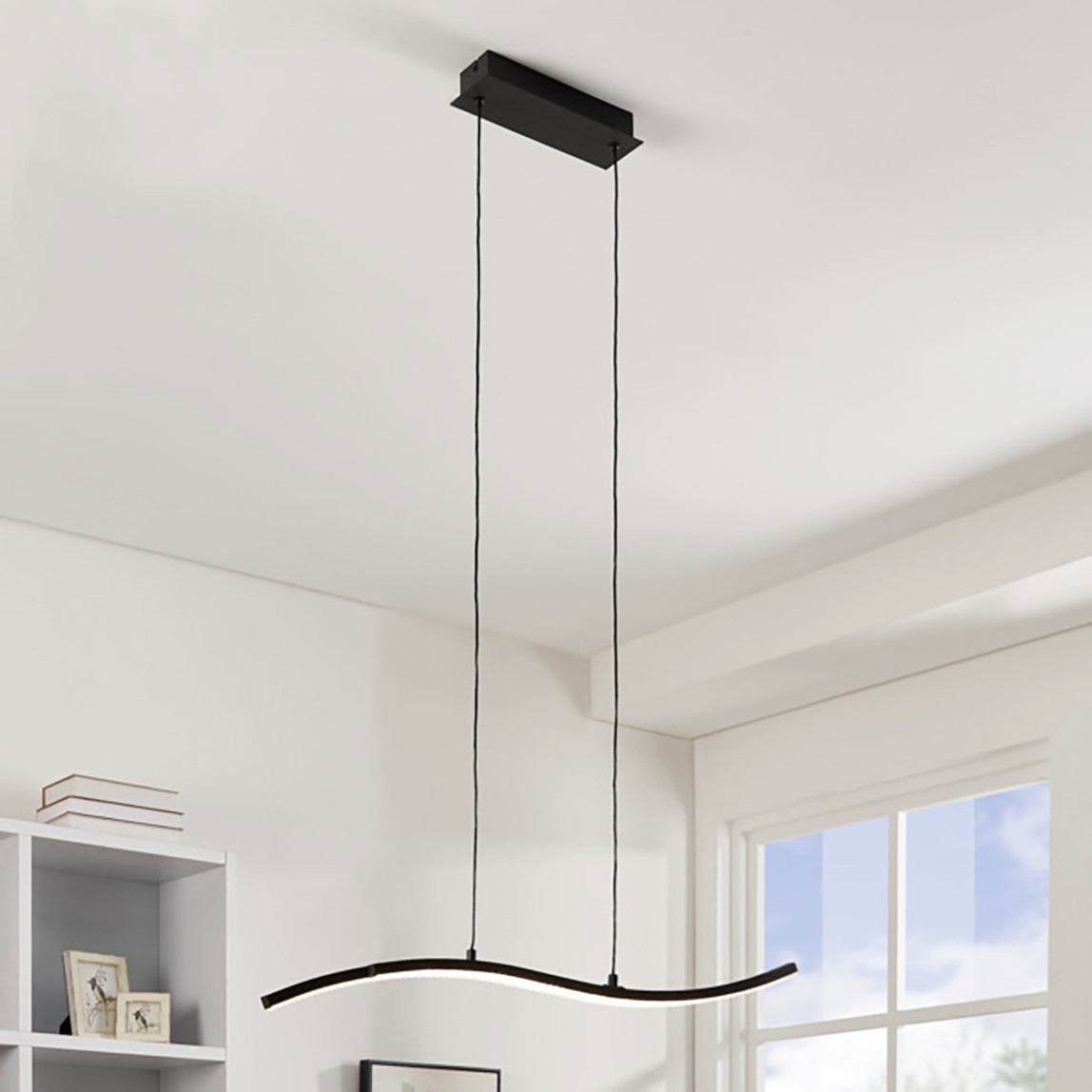    Eglo Lejias Led Avize Siyah 