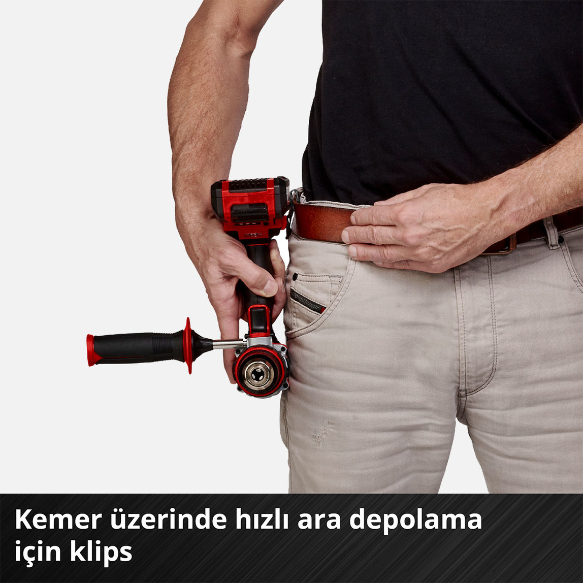    Einhell Profesyonel Kömürsüz Akülü Darbeli Matkap ve Taşlama Seti 