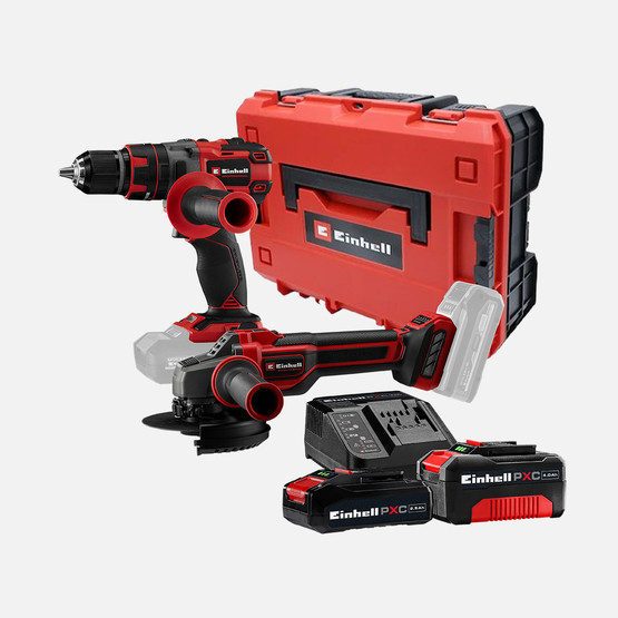 Einhell Profesyonel Kömürsüz Akülü Darbeli Matkap ve Taşlama Seti