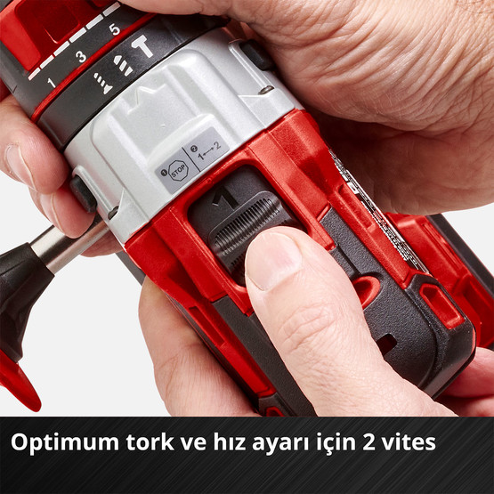 Einhell Profesyonel Kömürsüz Akülü Darbeli Matkap ve Taşlama Seti