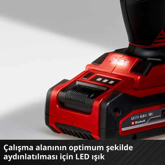 Einhell Profesyonel Kömürsüz Akülü Darbeli Matkap ve Taşlama Seti