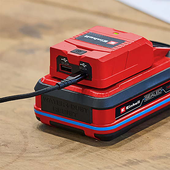 Einhell TC-CP 18 Li USB A/C-Solo Akülü Mobil USB Şarj Cihazı (Akü ve şarj cihazı dahil değildir)