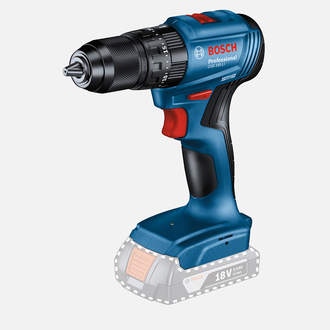    Bosch GSB 185-LI Akülü Darbeli Delme Vidalama(1x18V 2.0 Ah.Akü ve 82 Parça Uç Seti Hediye) 