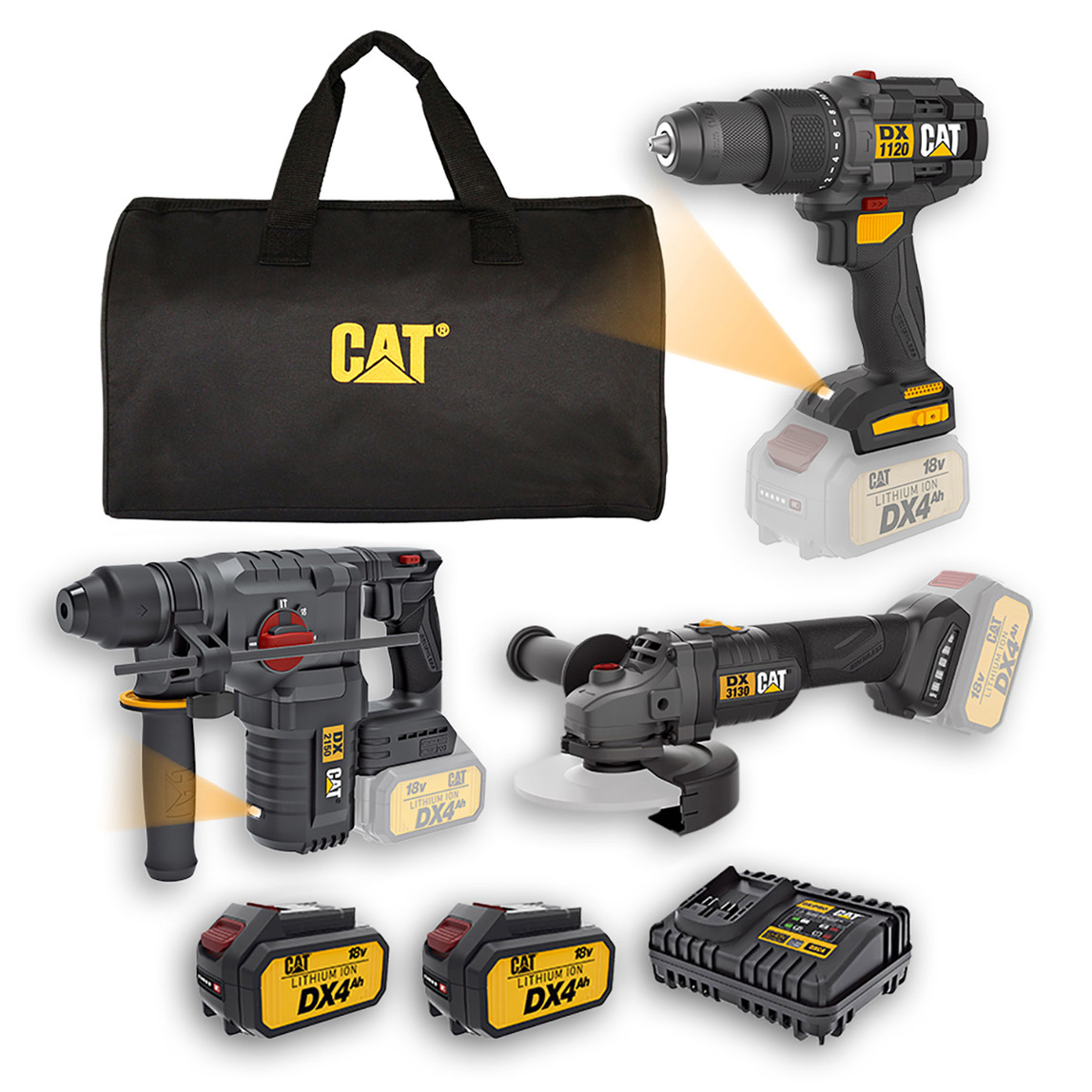    Cat DXK301.1 DX1120B + DX2150B + DX3131B 3 Parça Kombo Set  